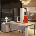 Bàn làm việc giám đốc + trưởng phòng BLVGD22