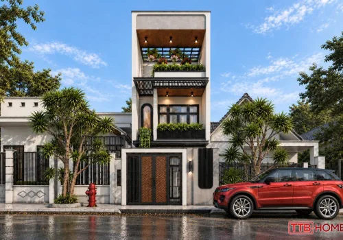 Thiết Kế Nhà Phố Gò Vấp Hiện Đại | 1 Trệt 3 Lầu Sân Thượng | TTB Home