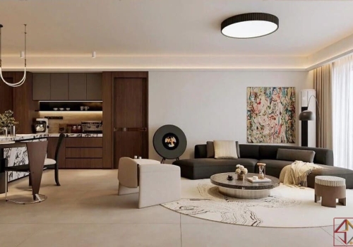 Thiết kế nội thất Chung cư The Privia – Căn hộ 2PN