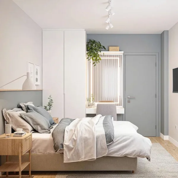 Giường bọc nệm cao cấp TTB33