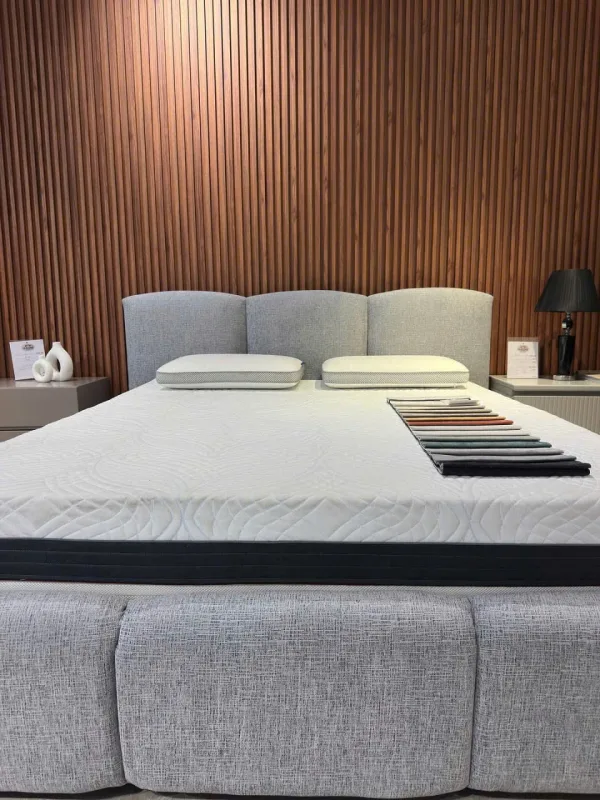Giường bọc nệm cao cáo 