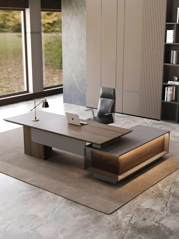 Bàn làm việc giám đốc + trưởng phòng BLVGD09