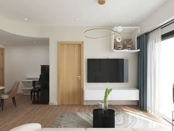 Thiết kế nội thất Chung cư Masteri Thảo Điền – Căn hộ 2PN