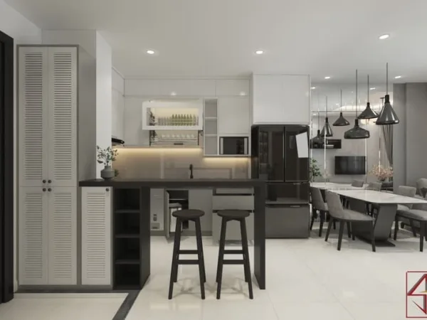 Thiết kế nội thất Chung cư PiCity High Park – Căn hộ 2PN
