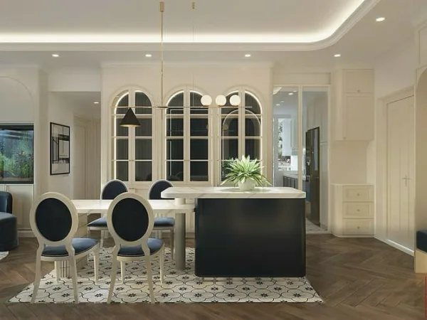 Thiết kế nội thất Chung cư Saigon Pearl – Căn hộ 2PN