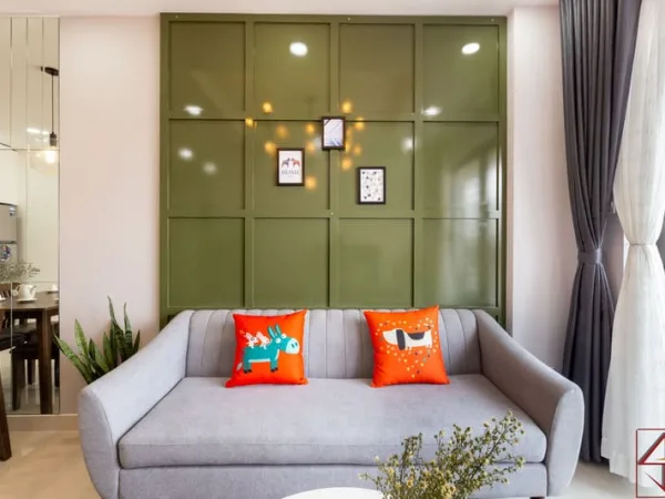 Thiết kế thi công nội thất Chung cư The Sun Avenue  – Căn hộ 2PN
