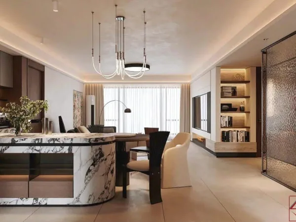 Thiết kế nội thất Chung cư The Privia – Căn hộ 2PN