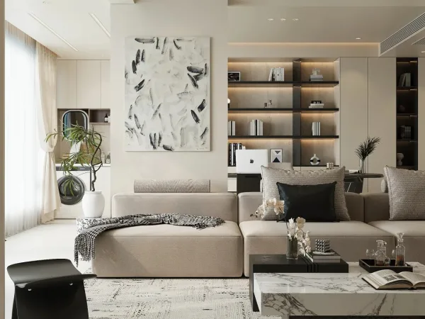 THIẾT KẾ NỘI THẤT CHUNG CƯ MIDORI PARK THE TEN 150M2