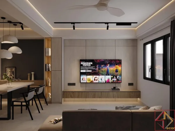 Thiết kế nội thất Nhà phố Long An