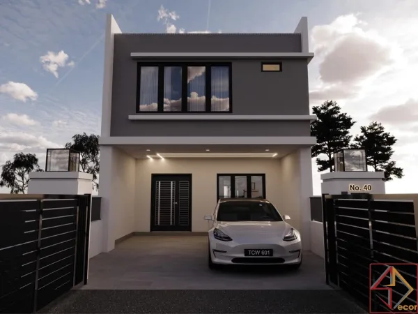 Thiết kế nội thất Nhà phố Long An