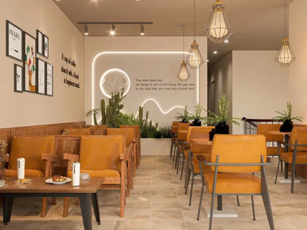 THIẾT KẾ NỘI THẤT QUÁN CAFE TRÀ VINH