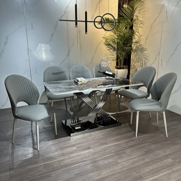 BÀN GHẾ BỌC DA CAO CẤP
MS6