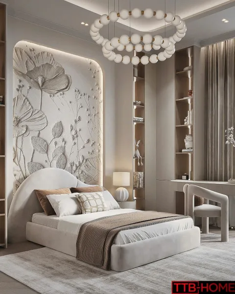 Giường bọc nệm cao cấp TTB10
