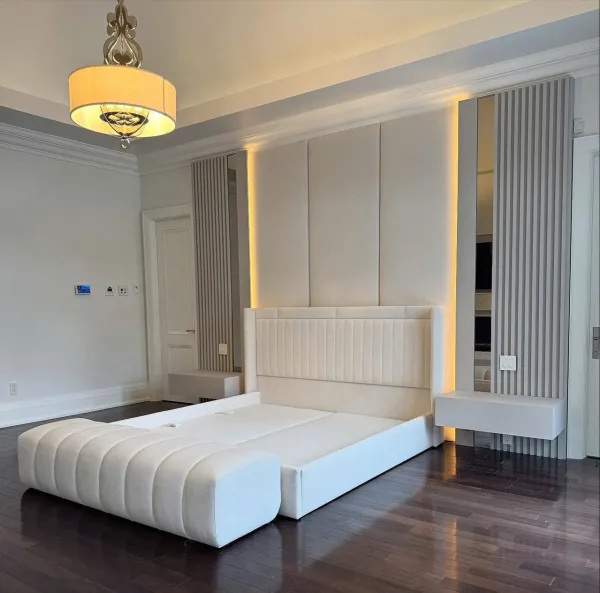 Giường bọc nệm cao cấp TTB24