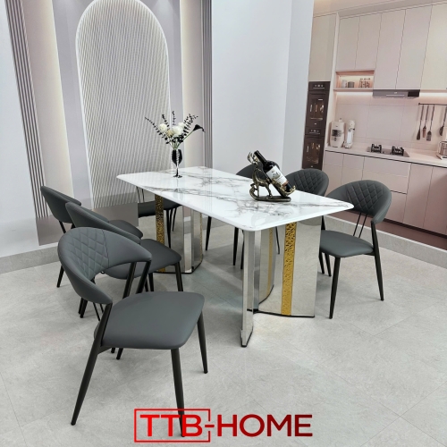 BỘ BÀN ĂN CAO CẤP HIỆN ĐẠI TTB HOME MÃ KH009 