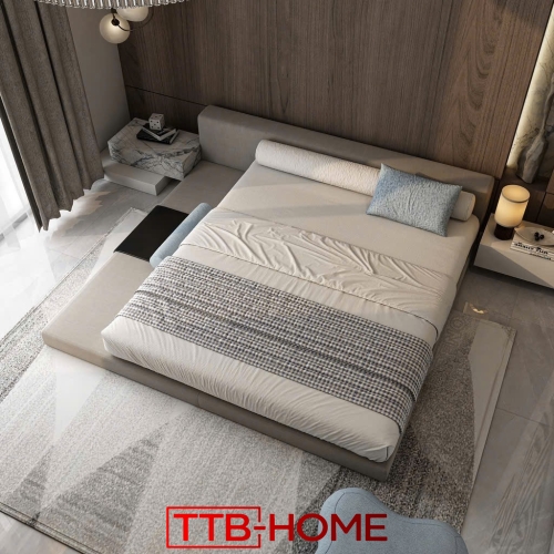 giường ngủ bọc nệm cao cấp TTB01