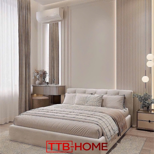 Giường bọc nệm cao cấp TTB 04