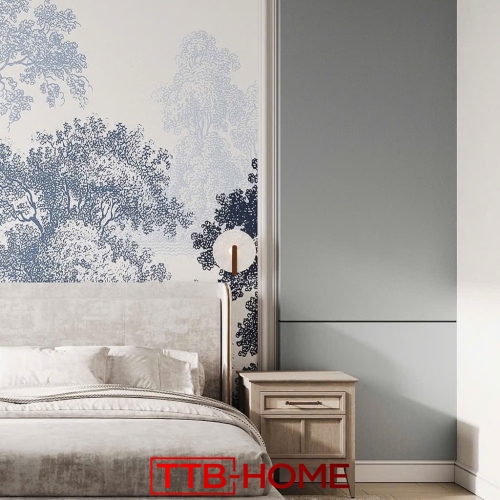 Giường bọc nệm cao cấp TTB05