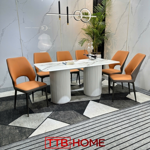 THIẾT KẾ BỘ BÀN ĂN CAO CẤP TTB HOME KH043 