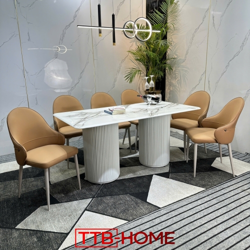 THIẾT KẾ BỘ BÀN ĂN CAO CẤP TTB HOME KH043 