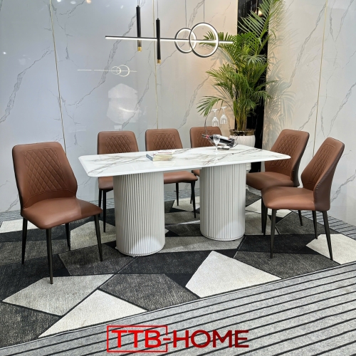 THIẾT KẾ BỘ BÀN ĂN CAO CẤP TTB HOME KH043 