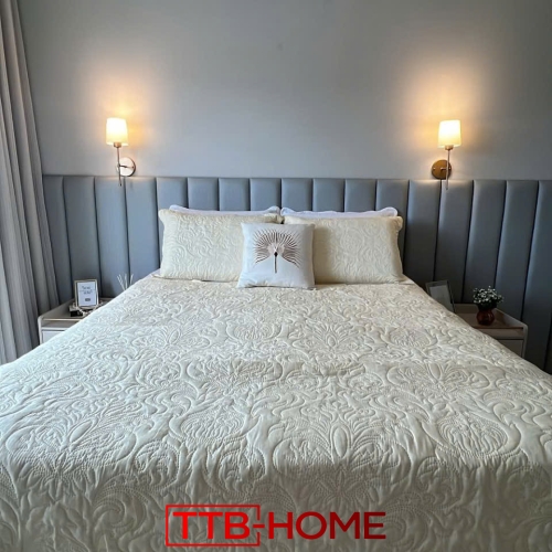 Giường bọc nệm cao cấp TTB13