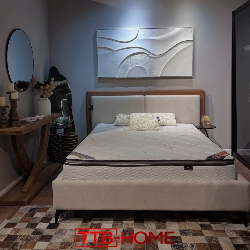 Giường bọc nệm cao cấp TTB29