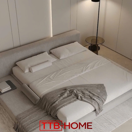 Giường bọc nệm cao cấp TTB35