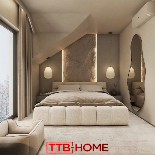 Giường bọc nệm cao cấp 