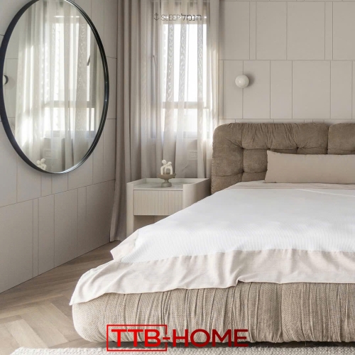 Giường bọc nệm cao cấp TTB38