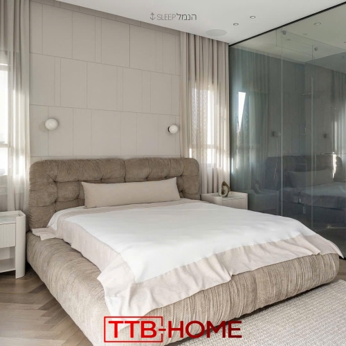 Giường bọc nệm cao cấp TTB38