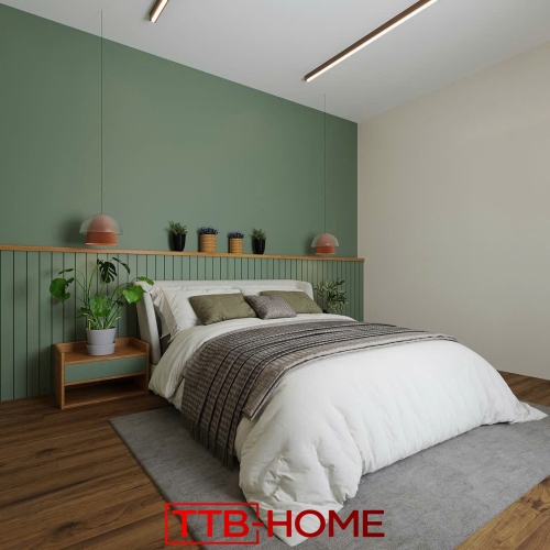 Giường bọc nệm cao cấp TTB39