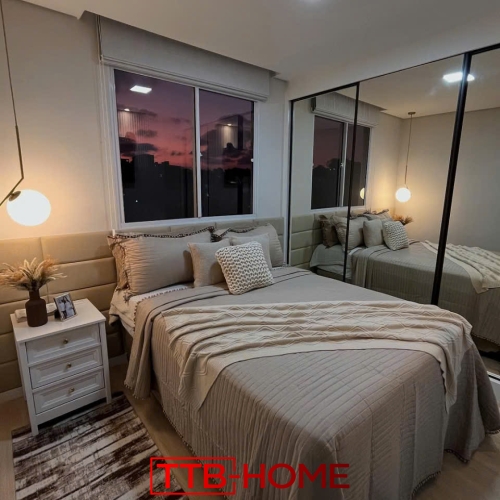 Giường bọc nệm cao cấp TTB42 