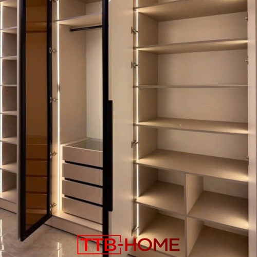 Tủ Quần Áo ván MDF chống ẩm cao cấp 08