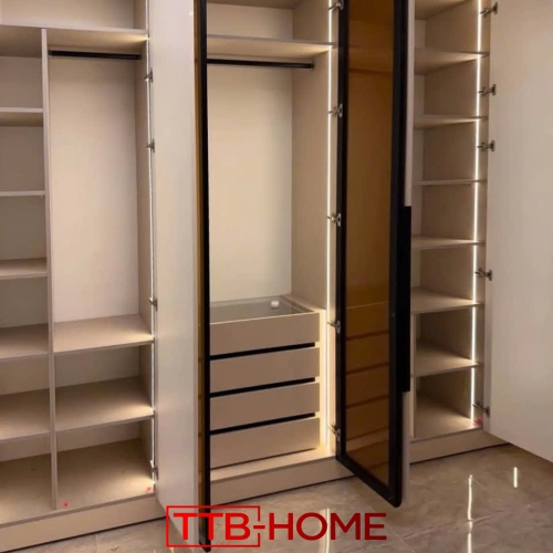 Tủ Quần Áo ván MDF chống ẩm cao cấp 08