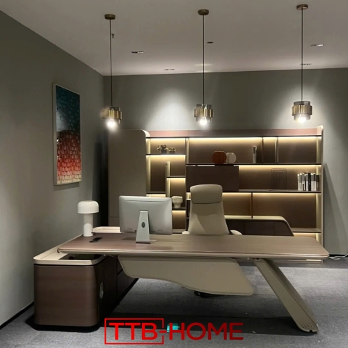 Bàn làm việc giám đốc + trưởng phòng BLVGD11