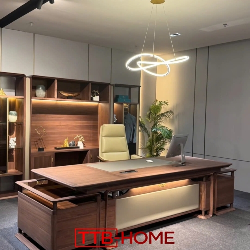 Bàn làm việc giám đốc + trưởng phòng BLVGD25