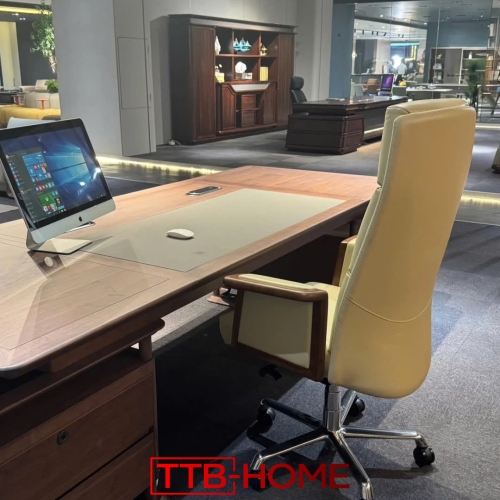 Bàn làm việc giám đốc + trưởng phòng BLVGD25